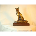 Cast, Bronze German Shepard, Dog